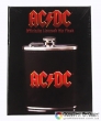 AC/DC - Logo Leather Lightning - Hip Flask (Кишенькова фляга) (Official Merchandise)