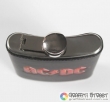 AC/DC - Logo Leather Lightning - Hip Flask (Кишенькова фляга) (Official Merchandise)