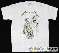 Metallica And Justice For All Футболка, купити чорну футболку, придбати футболку металіка, якісна футболка недорого, замовити темну футболку в Україні