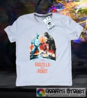GODZILLA contro iROBOT (12 років) ― купити футболку в Україні, замовити футболку поштою, ціни, опис, фото футболок, купити кухлі, бейсболки, весна, кружки, рюкзаки, гаманці, літо, бандани, шкіряні вироби, осінь, джинси, кросівки, куртки, шорти, шапки, батніки, шкарпетки, зима, білизна, майки, сорочки, сумки, молодіжні аксесуари, вуличний стиль кежуал стайл | Інтернет-магазин футболок та іншого молодіжного одягу - GRAFFITI STREET - GraffitiStreet.Com.Ua