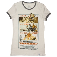 007. Thunderball (Світло-Сіра Жіноча Футболка) ― купити футболку в Україні, замовити футболку поштою, ціни, опис, фото футболок, купити кухлі, бейсболки, весна, кружки, рюкзаки, гаманці, літо, бандани, шкіряні вироби, осінь, джинси, кросівки, куртки, шорти, шапки, батніки, шкарпетки, зима, білизна, майки, сорочки, сумки, молодіжні аксесуари, вуличний стиль кежуал стайл | Інтернет-магазин футболок та іншого молодіжного одягу - GRAFFITI STREET - GraffitiStreet.Com.Ua