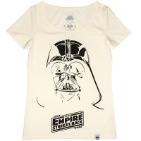 Darth: white (Молочна Жіноча Футболка) ― купити футболку в Україні, замовити футболку поштою, ціни, опис, фото футболок, купити кухлі, бейсболки, весна, кружки, рюкзаки, гаманці, літо, бандани, шкіряні вироби, осінь, джинси, кросівки, куртки, шорти, шапки, батніки, шкарпетки, зима, білизна, майки, сорочки, сумки, молодіжні аксесуари, вуличний стиль кежуал стайл | Інтернет-магазин футболок та іншого молодіжного одягу - GRAFFITI STREET - GraffitiStreet.Com.Ua